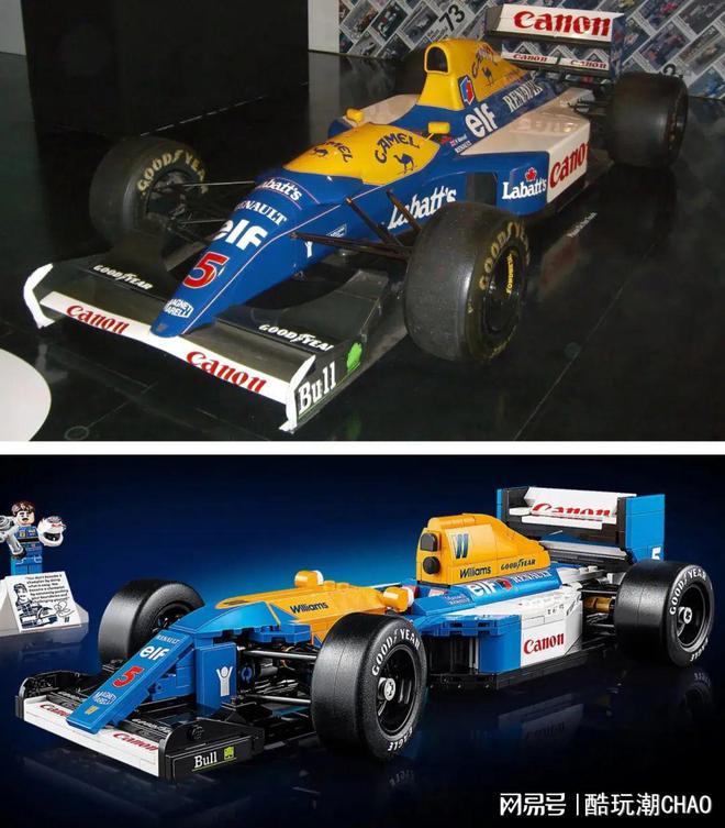 353威廉姆斯车队FW14B与尼格尔·曼塞尔PG电子麻将胡了2模拟器赛车迷必看：乐高10(图6)